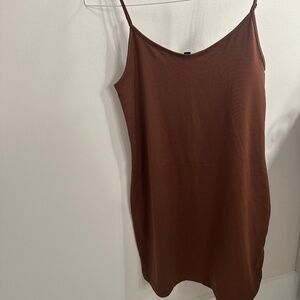 Banana republic chocolate slip dress size small
